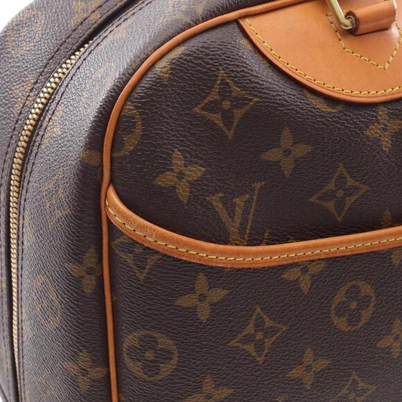 LOUIS VUITTON Brown Monogram Leather Deauville Bag - Picture 9 of 11